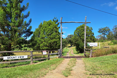 Entry to Bunjurgen Homestead Homestead entry at Bunjurgen